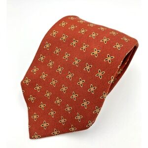 Venanzi‎ Men's Textured Silk & Wool Geometric Tie ~ Made in Italy ~ 59" L